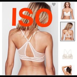 ISO Victoria's Secret racerback lace bralette